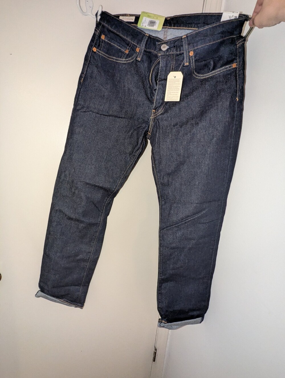 Levi's 514™ Straight Stretch Jeans in Dark Blue - Picture 2 of 4